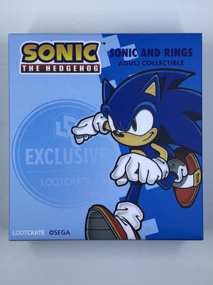 Sonic The Hedgehog | Sonic and Rings Adult Collectible | Loot Crate - Sweets and Geeks