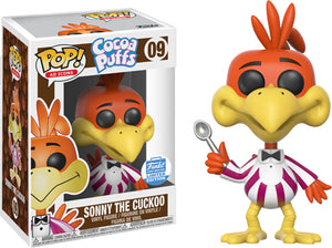 Funko Pop Ad Icons: Cocoa Puffs - Sonny the Cuckoo Funko Limited Edition #09 - Sweets and Geeks
