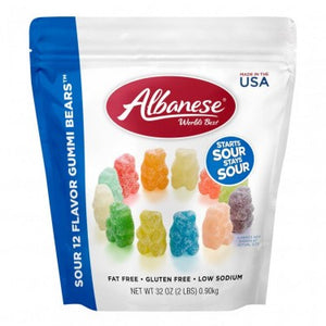 Sour 12 Flavor Gummi Bears® 32oz Family Share Bags - Sweets and Geeks