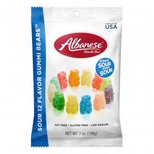 Assorted Sour Gummi Bears - Sweets and Geeks