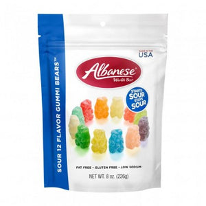 Sour 12 Flavor Gummi Bears® 8oz Gusseted Bags - Sweets and Geeks