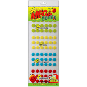 Sour Mega Buttons (24 Count) - Sweets and Geeks