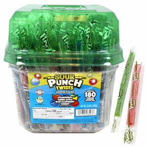 Sour Punch Twists 180ct - Sweets and Geeks