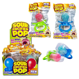 Sour Pacifier Pops 0.8 oz. - Sweets and Geeks