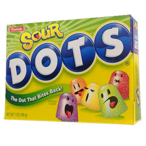 Dots Sour Candy Theater Size 7oz - Sweets and Geeks