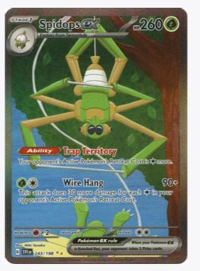 Spidops ex (Special Illustration Rare) SV01: Scarlet & Violet Base Set # 243/198 - Sweets and Geeks
