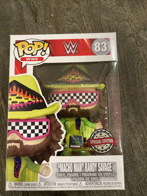 Funko Pop! WWE: WWE - "Macho Man" Randy Savage (Special Edition) #83 - Sweets and Geeks