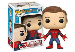 Funko Pop Marvel: Spider-Man Homecoming - Spider-Man (Unmasked) Hot Topic Exclusive #221 - Sweets and Geeks