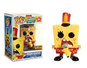 Funko Pop Animation: Spongebob Squarepants - Spongebob Squarepants (Band Outfit) (Hot Topic Exclusive) #561 - Sweets and Geeks