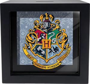 Hogwarts Crest Shadowbox Bank - Sweets and Geeks