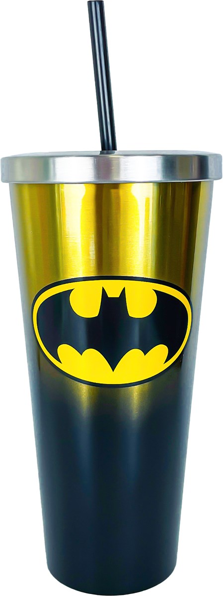 Batman Cup w/Straw – Sweets and Geeks
