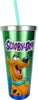 Scooby Doo 24 oz. Stainless Steel Cup with Straw - Sweets and Geeks
