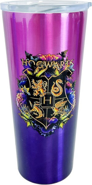 Harry Potter Stainless Steel Cup - Hogwarts Crest - Sweets and Geeks