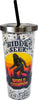 Bigfoot Glitter Cup with Straw - Sweets and Geeks