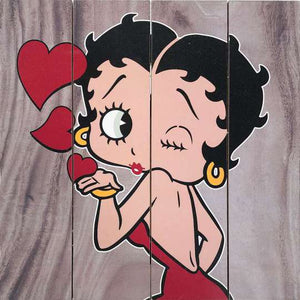 BETTY BOOP WOOD SIGN - Sweets and Geeks