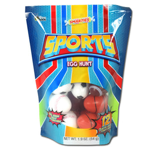 Sport Ball Eggs With Smarties 1.9oz - Sweets and Geeks