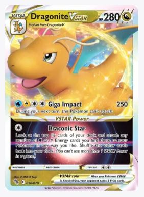 Dragonite VSTAR Pokemon GO # 050/078 Sweets and Geeks Dragonite VSTAR Pokemon GO # 050/078 Sweets and Geeks