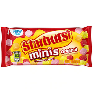 Starburst Mini Unwrapped 1.85oz Bag - Sweets and Geeks