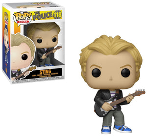 Funko Pop Rocks: The Police - Sting #118 - Sweets and Geeks