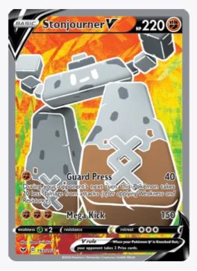 Stonjourner V (Full Art) SWSH01: Sword & Shield Base Set # 193/202 - Sweets and Geeks