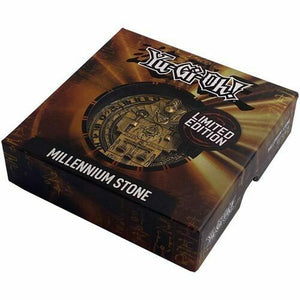Yu-gi-oh Millenium Stone Limited Edition in Metal 9995 Pcs The World 2 5/8in - Sweets and Geeks