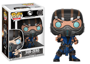 Funko Pop! Games: Mortal Kombat X - Sub-Zero #251 - Sweets and Geeks