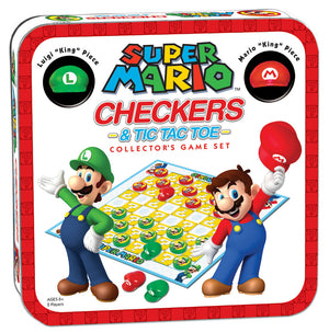 Checkers & Tic Tac Toe: Super Mario - Sweets and Geeks