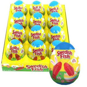 Swedish Red Fish Filled Eggs 12 Count - Sweets and Geeks