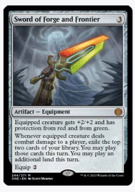 Sword of Forge and Frontier - Phyrexia: All Will Be One - #244/271 - Sweets and Geeks