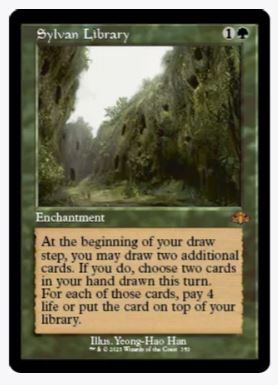Sylvan Library (Retro Frame) - Dominaria Remastered - #350 - Sweets and Geeks