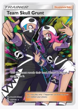 Team Skull Grunt (Full Art) SM Base Set	# 149/149 - Sweets and Geeks