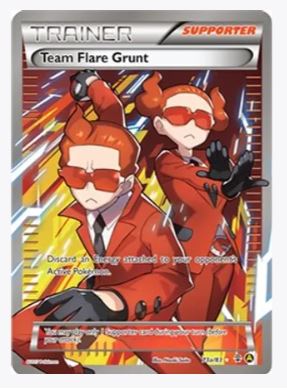 Team Flare Grunt - 73a/83 Alternate Art Promos # 073a/083 - Sweets and Geeks