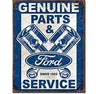 Ford Service - Pistons Tin Sign - Sweets and Geeks