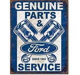 Ford Service - Pistons Tin Sign - Sweets and Geeks