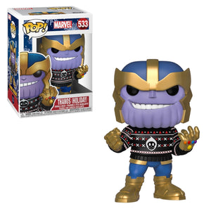 Funko Pop! Marvel - Thanos (Holiday) (Ugly Sweater) #533 - Sweets and Geeks