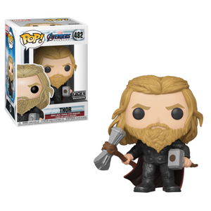 Funko Pop Marvel: Avengers Endgame - Thor (w/ Mjolnir & Stormbreaker) FYE Exclusive #485 - Sweets and Geeks