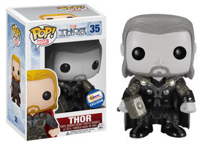 Funko Pop! Marvel: Thor the Dark World - Thor (Black & White) (Gemini Collectibles) #35 - Sweets and Geeks