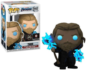Funko Pop! Marvel: Avengers Endgame - Thor (w/ Mjolnir and Stormbreaker) (Glow Chase) (Chalice Collectibles) #1117 - Sweets and Geeks
