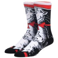 Dr. Seuss Cat in the Hat 360 Character Crew Sock - Sweets and Geeks