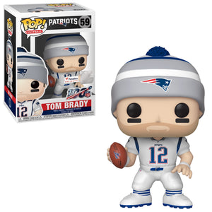 Funko Pop Football: Patriots - Tom Brady (White Hat) Fanatics Exclusive #59 - Sweets and Geeks