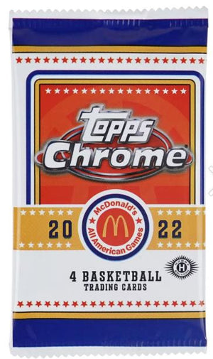 2022 Topps McDonalds All American Chrome Basketball Hobby Pack - Sweets and Geeks