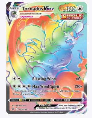 Tornadus VMAX (Secret) SWSH06: Chilling Reign # 209/198 - Sweets and Geeks