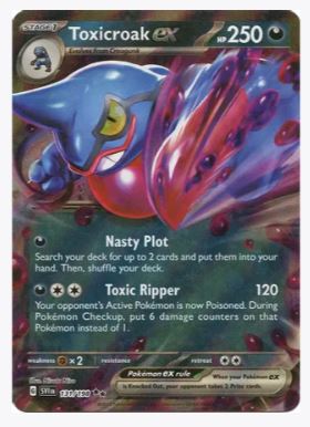 Toxicroak ex SV01: Scarlet & Violet Base Set # 131/198 – Sweets and Geeks