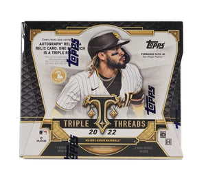 2022 Topps Triple Threads Baseball Hobby Box - Sweets and Geeks