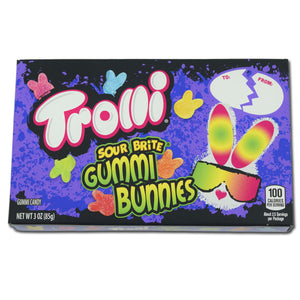 Trolli Sour Brite Gummi Bunnies 3oz Box - Sweets and Geeks