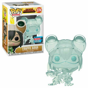 Funko Pop! My Hero Academia - Tsuyu Asui (Clear) (2021 Fall Convention Sticker) #374 - Sweets and Geeks