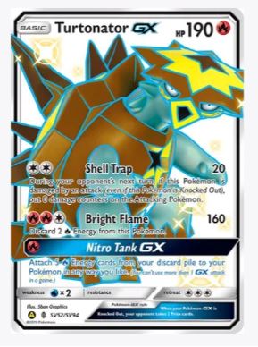 Turtonator GX Hidden Fates: Shiny Vault # SV52/SV94 - Sweets and Geeks