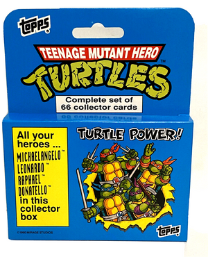Mirage Studio 1990 Topps Teenage Mutant Ninja Hero Turtles Compete Set of 66 Cards - Sweets and Geeks