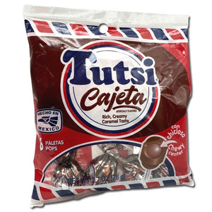 Tutsi Cajeta Pops Mexican Lollipops 4oz Bag - Sweets and Geeks