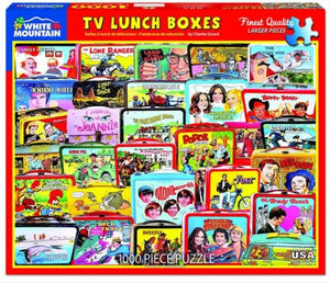 TV Lunch Boxes 1000 Piece Jigsaw Puzzle - Sweets and Geeks